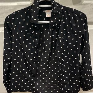 Button down long sleeve top!